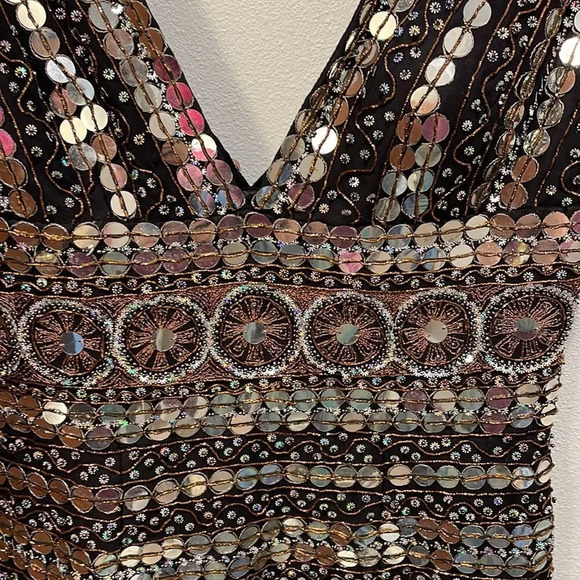 Scala woman’s beaded silk dress - Picture 3 of 13